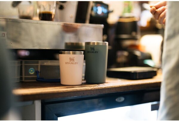 Világos rózsaszín rozsdamentes acél termobögre 230 ml Café-To-Go Travel Mug Rose Quartz – Stanley