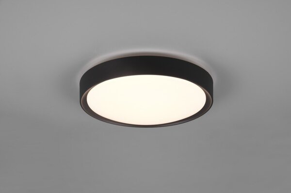 Matt fekete LED mennyezeti lámpa ø 33 cm Clarimo – Trio