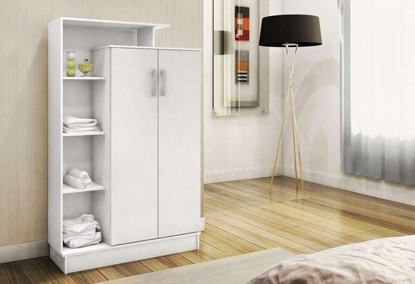 Hanah Home Multi Purpose Cabinet White Gupse - White