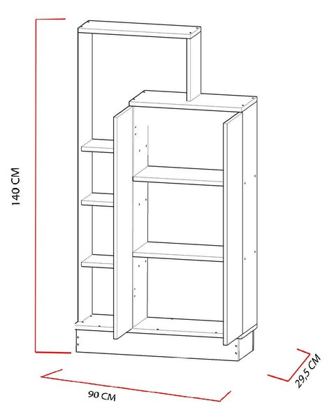 Hanah Home Multi Purpose Cabinet White Gupse - White