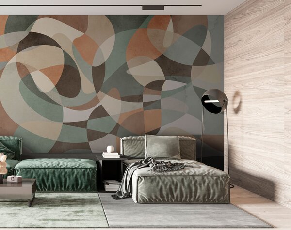 Fotótapéta Színes minta egy felületen, Designer fali fotótapéta, Népszerű fotótapéta, u73971 - Tapeko.hu