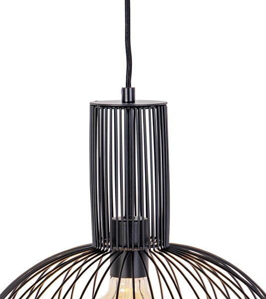 Design lógólámpa fekete - Wire Bake