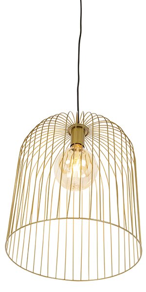 Design lógólámpa arany - Wire Knock