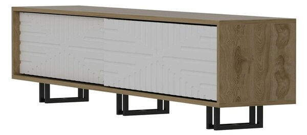 Hanah Home TV Stand Oak White Askal - Ud, White