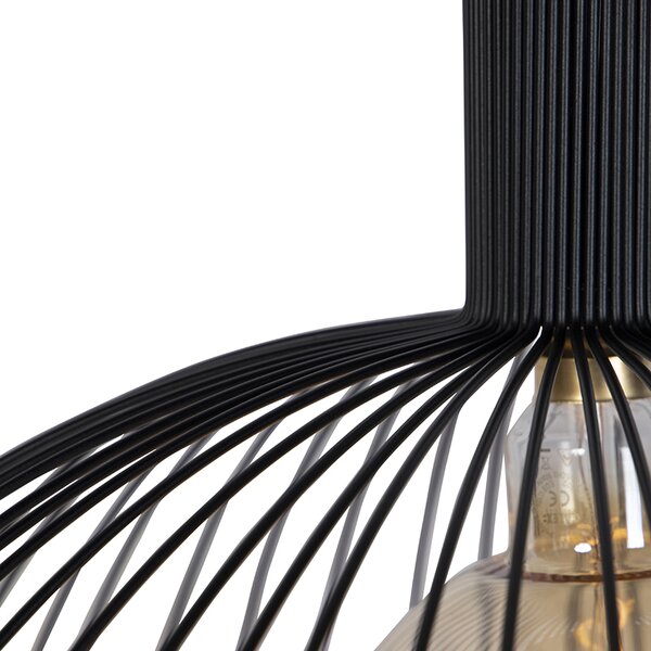 Design lógólámpa kerek fekete 70 cm - Dos