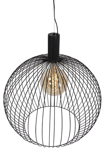 Design lógólámpa kerek fekete 70 cm - Dos