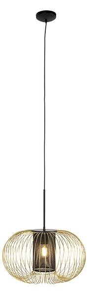 Design lógólámpa arany fekete színben 50 cm - Marnie