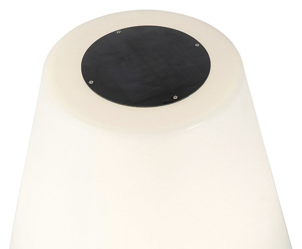 Modern kültéri állólámpa fekete IP44 LED-del, napelemes - Virginia