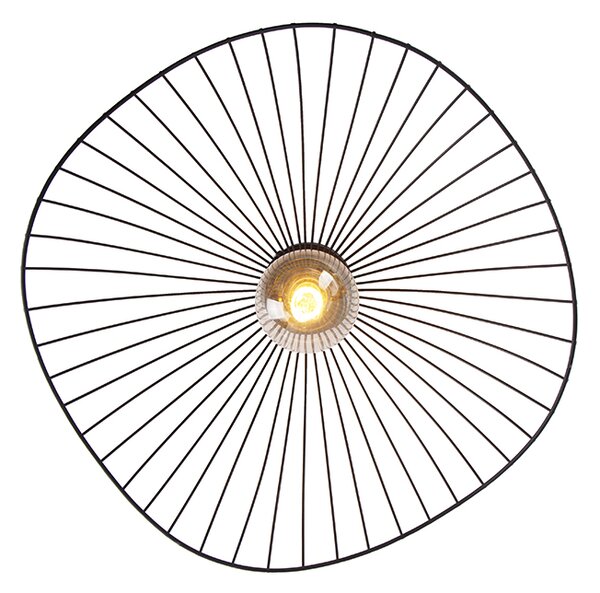 Design mennyezeti lámpa fekete 50 cm - Pua