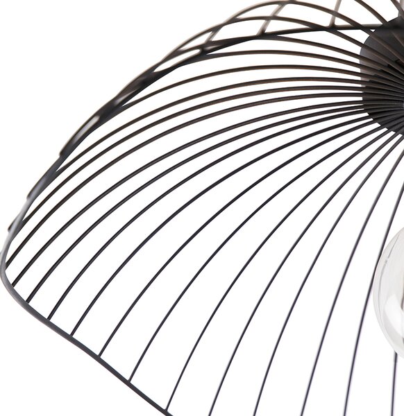 Design mennyezeti lámpa fekete 50 cm - Pua