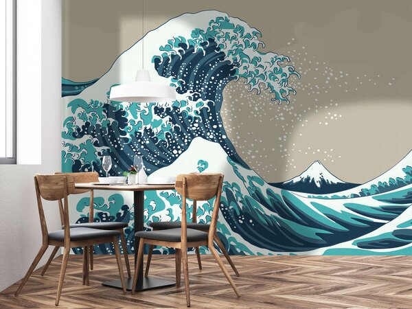 Fotótapéta Nagy vízhullám, Designer fali fotótapéta, Népszerű fotótapéta, u74617 - Tapeko.hu