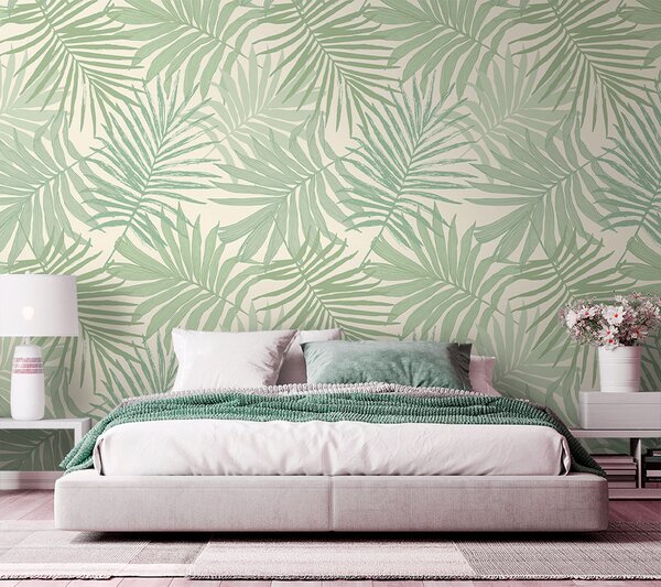 Fotótapéta Zöld trópusi levél mintás design, Modern fotótapéta, Modern fotótapéta, u74826 - Muralas.hu