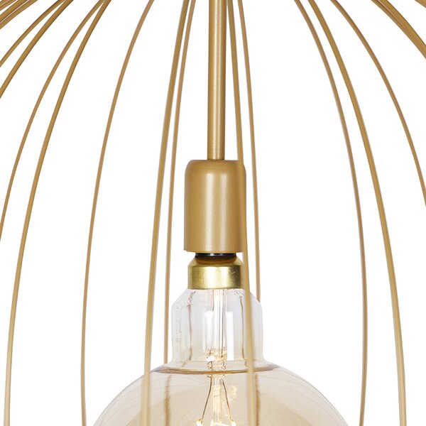 Design lógólámpa arany 60 cm - Wire Dos
