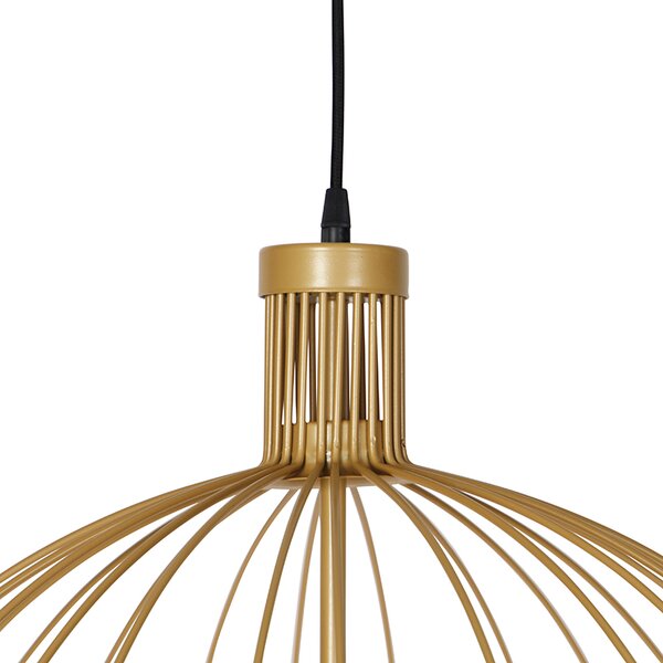 Design lógólámpa arany 60 cm - Wire Dos