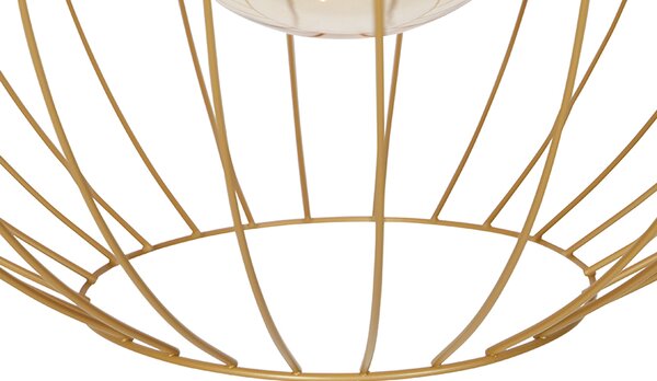 Design lógólámpa arany 60 cm - Wire Dos