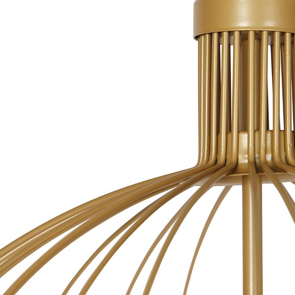 Design lógólámpa arany 60 cm - Wire Dos