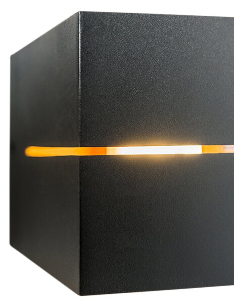 4 db-os falilámpa szett fekete arannyal 9,7 cm - Transfer Groove