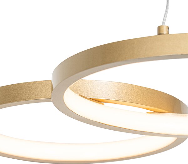 Arany lógólámpa LED-del, 3 fokozatú dimmerrel, 3 lámpás - Rondas
