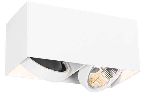 Design spotlámpa téglalap alakú AR111 2-lámpás - Box