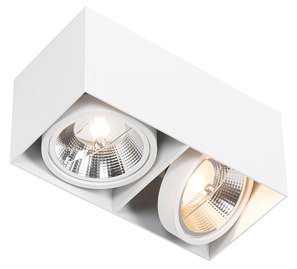 Design spotlámpa téglalap alakú AR111 2-lámpás - Box