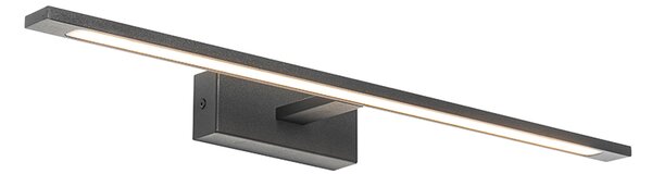 Modern fali lámpa fekete 62 cm LED-del IP44 - Jerre