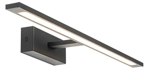 Modern fali lámpa fekete 62 cm LED-del IP44 - Jerre