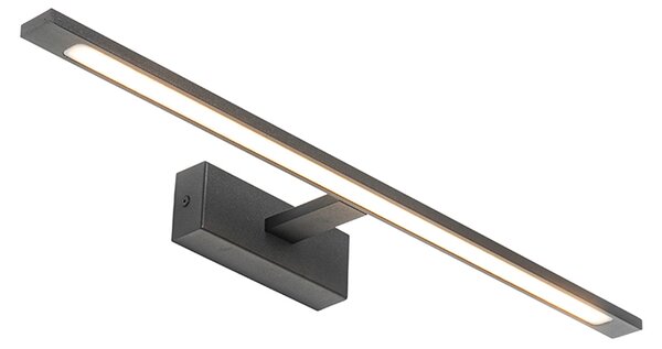Modern fali lámpa fekete 62 cm LED-del IP44 - Jerre