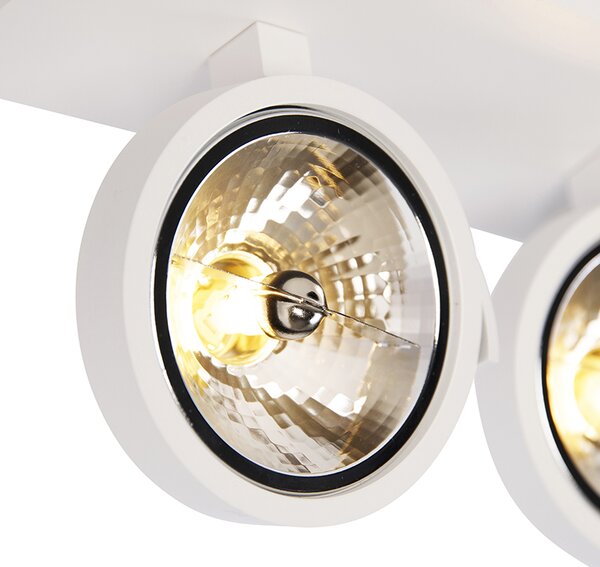 Design reflektor lámpa fehér állítható 3-lámpás - Go