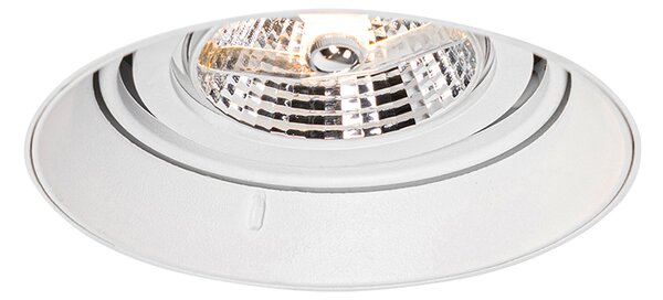 Modern beépíthető reflektor fehér GU10 AR70 kerek trim nélküli - Oneon