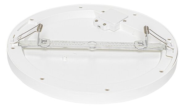 Felületre szerelhető vagy süllyesztett spotlámpa fehér 30 cm LED-del, 3 lépéses Dim to Warm funkcióval és Dip Switch-csel - Trans