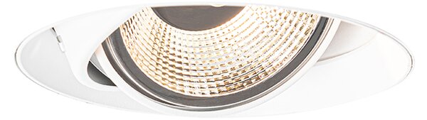 Modern beépíthető reflektor fehér GU10 AR111 kerek keret nélküli - Oneon