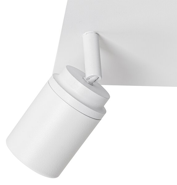 Okos fürdőszobai spotlámpa fehér négyzet alakú 2-lámpás IP44 2 Wifi GU10 50mm-es izzóval - Ducha