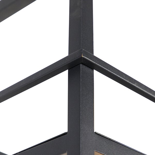 Okos lógólámpa fekete polccal, nagy, 4-lámpás, Wi-Fi-vel, G95 - Cage Rack
