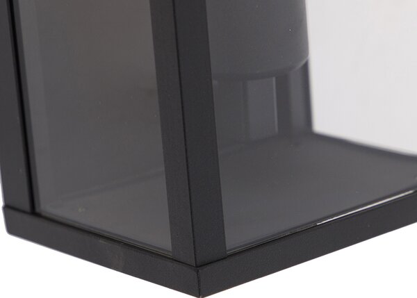 Okos fali lámpa fekete 26 cm IP44 WiFi-vel, ST64 - Charlois