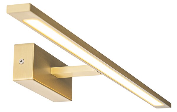Fali lámpa sárgaréz 62 cm LED-del IP44 - Jerre