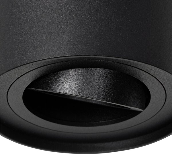 Okos mennyezeti spotlámpa fekete állítható, WiFi-vel GU10 - Rondoo up