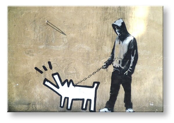 Vászonkép Street Art - Banksy XOBBA014O1