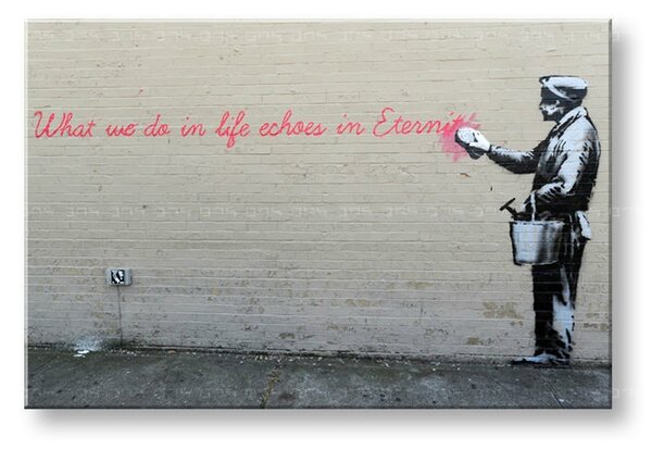 Vászonkép Street Art - Banksy XOBBA019O1