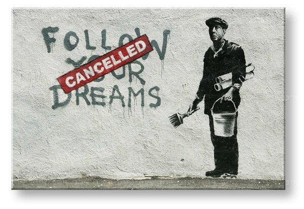 Vászonkép Street Art - Banksy XOBBA024O1