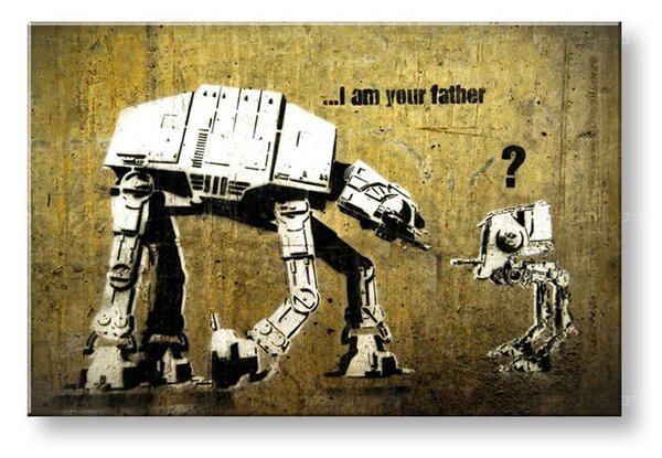 Vászonkép Street Art - Banksy XOBBA035O1