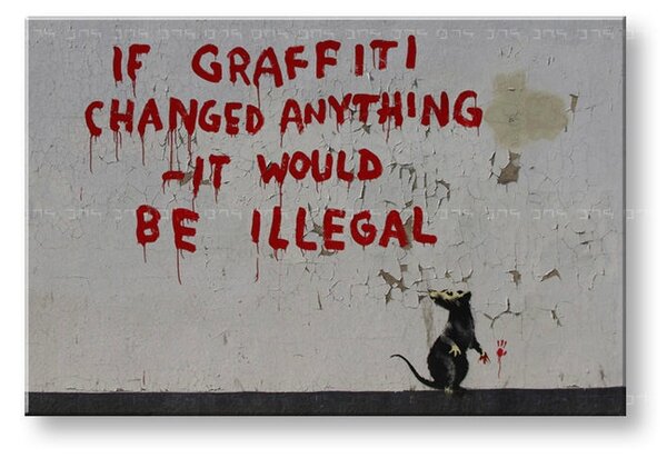 Vászonkép Street Art - Banksy XOBBA022O1