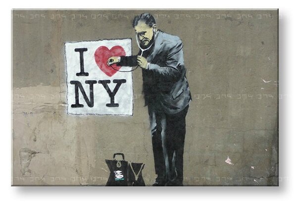 Vászonkép Street Art - Banksy XOBBA026O1