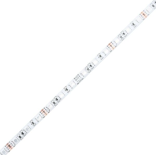 VidaXL LED-es Íróasztal - Fekete - 160x55x91 cm
