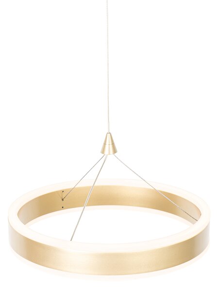 Lógólámpa sárgaréz 30 cm LED-del, 3 fokozatban szabályozható - Lyani