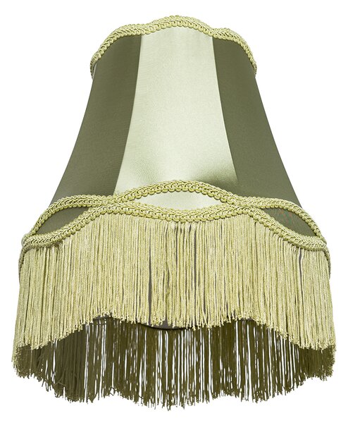 Szövet lámpabúra zöld 30 cm - Granny