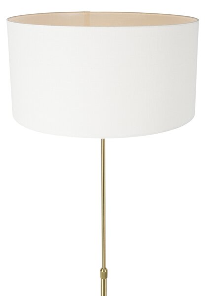 Állólámpa állítható arany árnyalattal fehér 50 cm - Parte