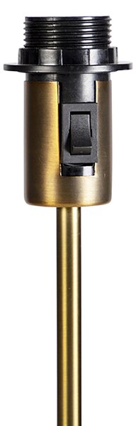 Állólámpa állítható bronz árnyékolóval fehér 50 cm - Parte