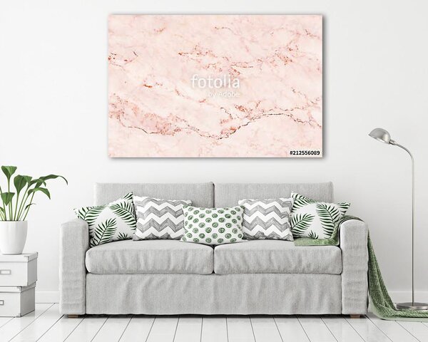 Rose gold marble wall texture for background and design art work, seamless pattern of tile stone with bright luxury. (vászonkép)