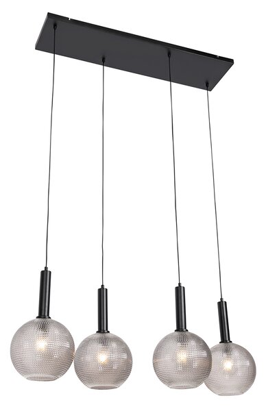 Design lógólámpa fekete füstüveggel 4-lámpás - Chico