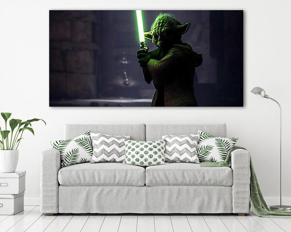 Star Wars: Battlefront II. - Yoda videójáték téma (vászonkép)